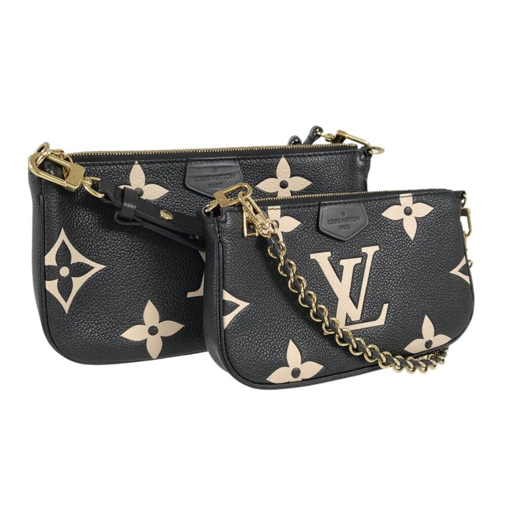 LOUIS VUITTON Monogram Empreinte Bicolor Multi Pochette Accessoires